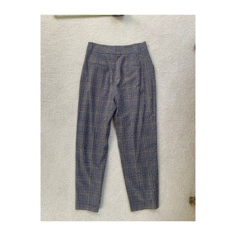 Zara brand Size M plaid Grey Slacks